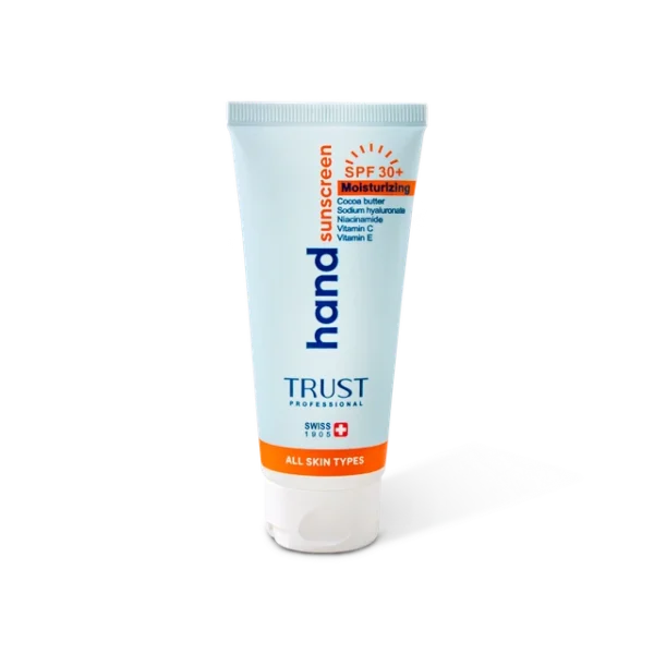 کرم دست ضدآفتاب و آبرسان +SPF30 بی‌رنگ تراست