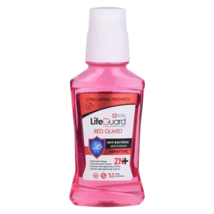 دهانشویه بزرگسال حساس (Red Guard) برند لایف گارد